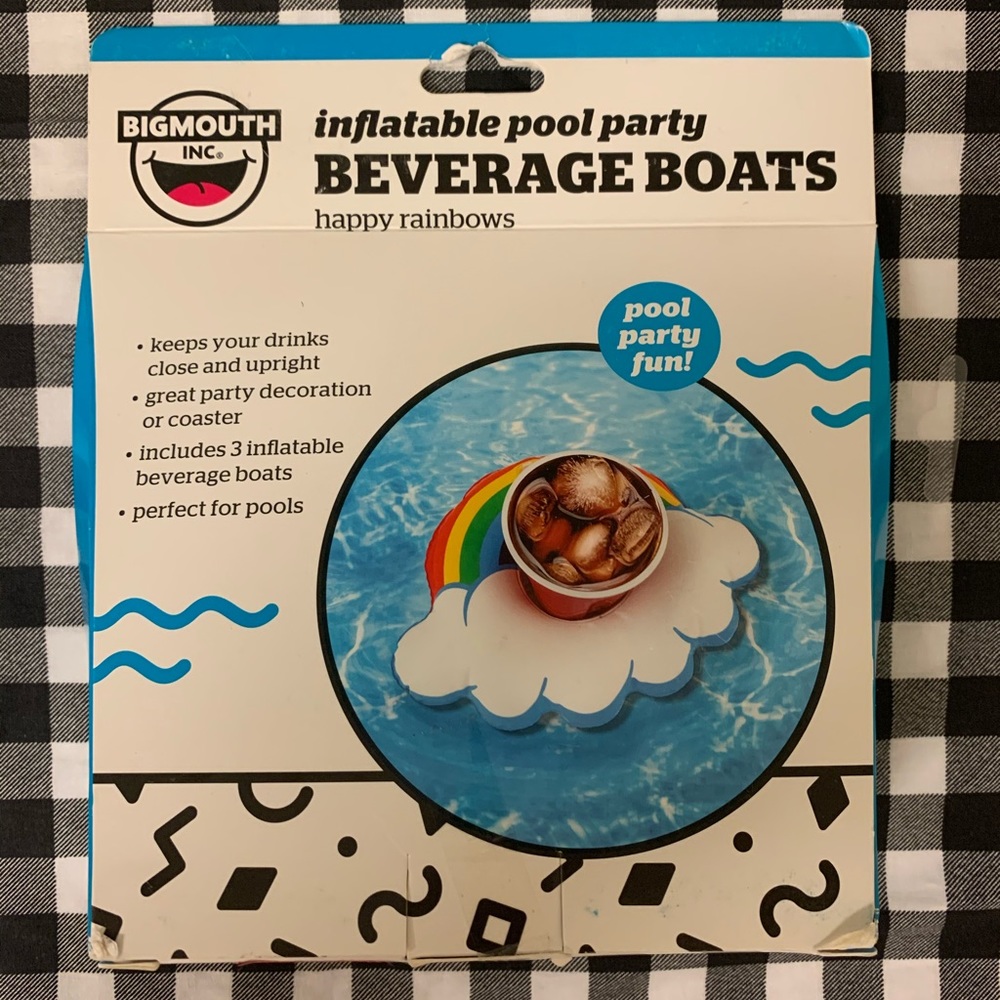 Inflatable Pool Party Beverage Boats